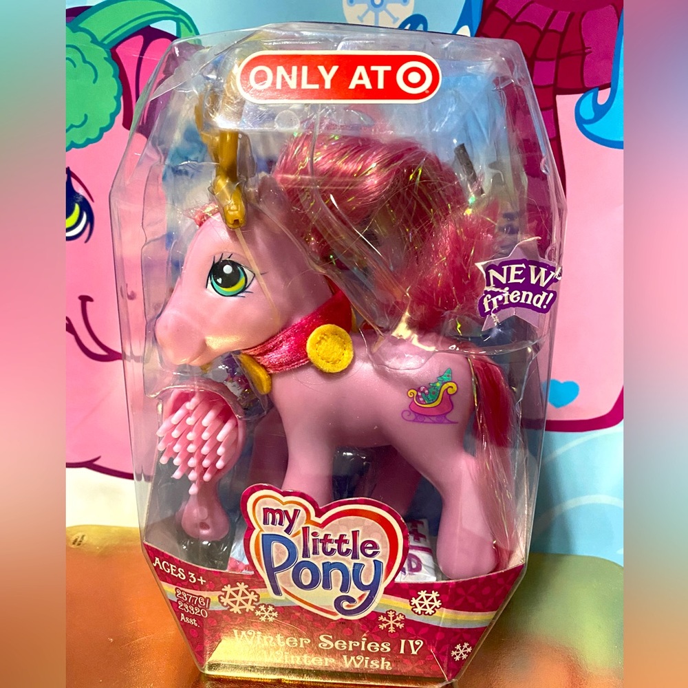 MY LITTLE PONY NWT VTG 2006 WINTER SERIES IV WINTER WISHES TARGET EXCLUSIVE RARE